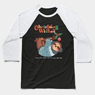 Merry Christmas original artwork by MONOTASK Baseball T-Shirt